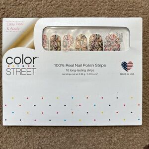 Color Street Paisley Nail Polish Strips; NEW